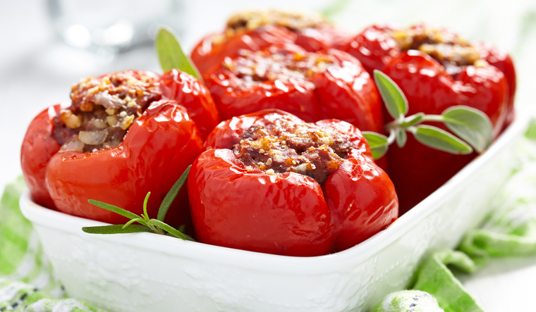 Agasaja a tus seres queridos con estos deliciosos pimientos rellenos Foto: Shutterstock