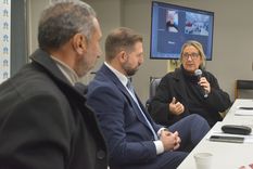 El encuentro fue encabezado por la senadora Claudia Najul y el diputado Daniel Llaver El encuentro fue encabezado por la senadora Claudia Najul y el diputado Daniel Llaver
