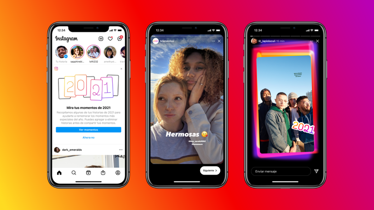 Un Año Juntos es la nueva función de Instagram y Facebook para conmemorar el 2021