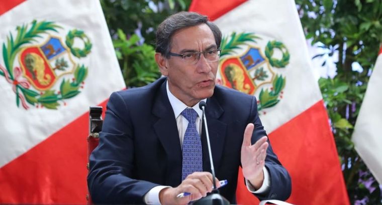 El presidente de Perú, Martín Vizcarra.