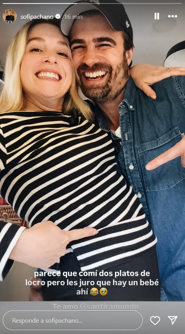 La historia que compartió Sofía Pachano. Foto: Instagram/ @sofipachano. La historia que compartió Sofía Pachano. Foto: Instagram/ @sofipachano. 