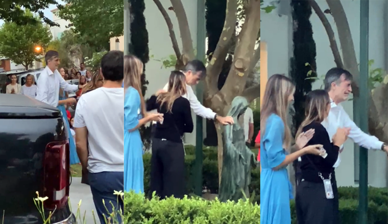 Imágenes registradas por videos filmados por vecinos de la localidad de Troncos del Talar, en Tigre, provincia de Buenos Aires.