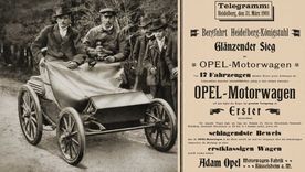 Königstuhl Hill Climb Race, Opel 1901 Königstuhl Hill Climb Race, Opel 1901
