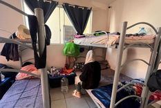 Shukria lleva en el albergue Assabil de Tijuana más de un mes. Foto: Cortesía BBC Mundo