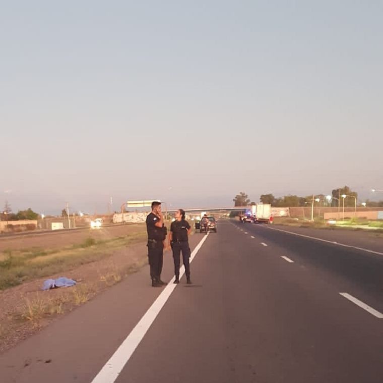 La zona donde se produjo el grave accidente Foto: Twitter: @MATIPASCUALETTI