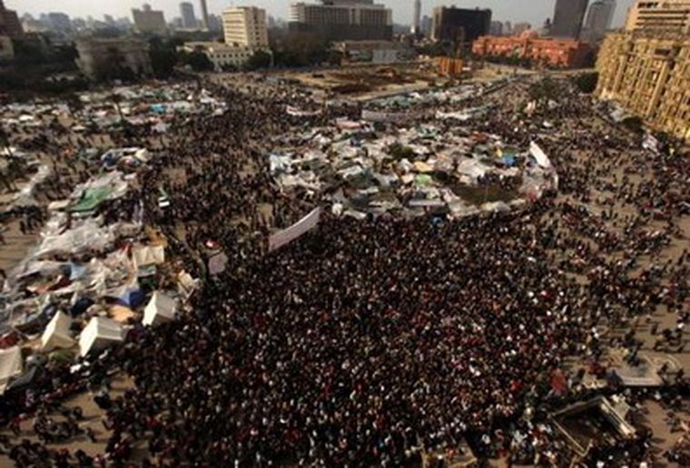 Hoy se cumplió un nuevo día de manifestaciones en El Cairo.