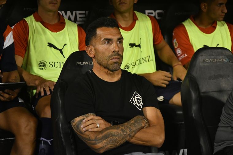 Carlos Tevez brindó una conferencia tras la victoria ante Vélez. Foto: Télam
