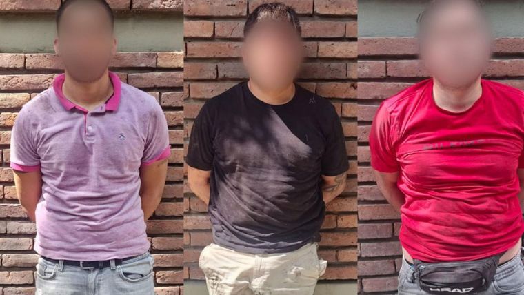 Los sospechosos contaban con antecedentes penales por robo, violación de propiedad y desacato.