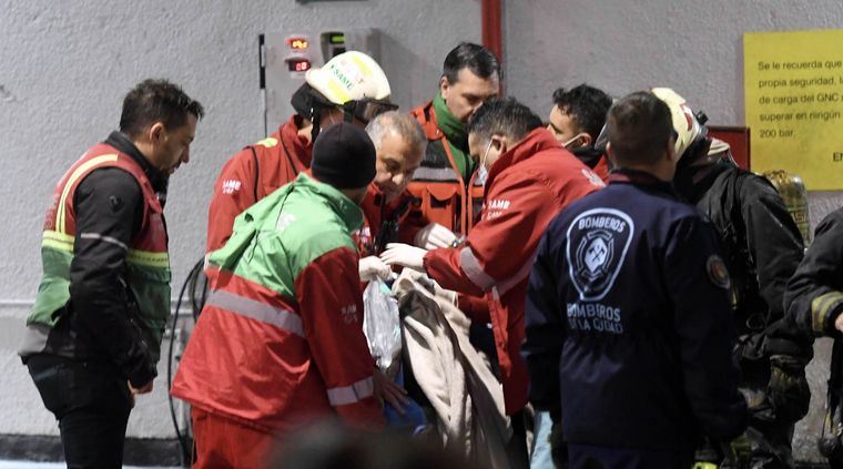 Las imágenes del incendio Foto: TELAM