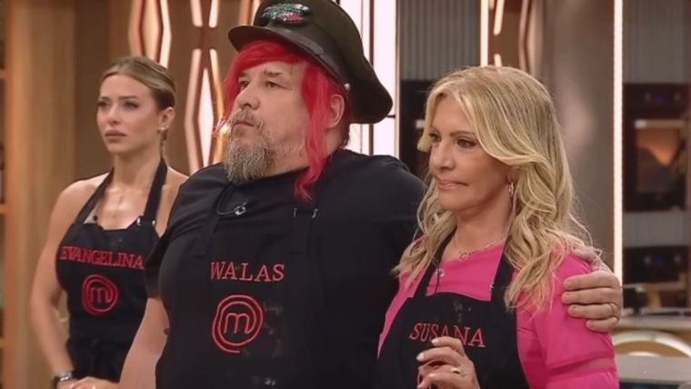 Así se veía Walas en Masterchef por Telefe. Así se veía Walas en Masterchef por Telefe.