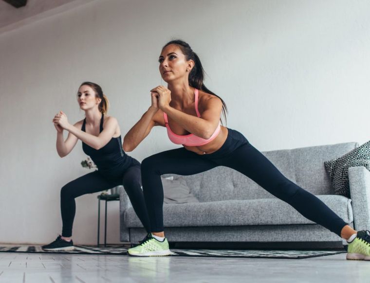 Ejercicios Entrena aductores desde casa con esta sencilla rutina Foto: Pinterest