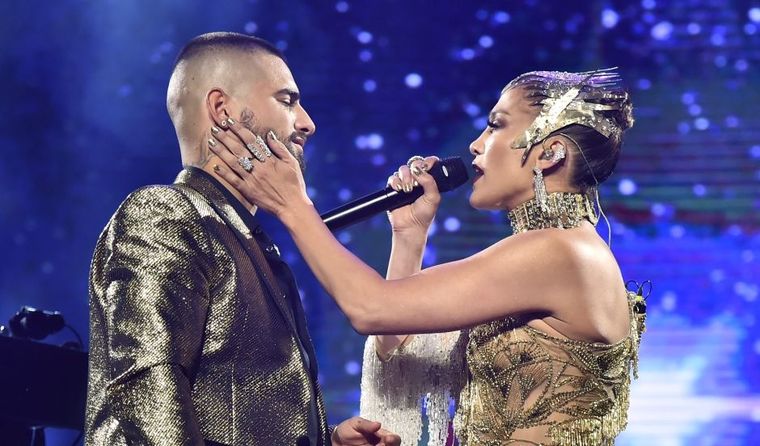 Maluma y Jennifer Lopez