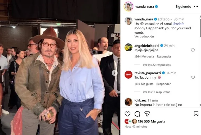 El posteo de Wanda Nara que habría enfurecido a Telefe. Foto: Instagram / @wanda_nara. El posteo de Wanda Nara que habría enfurecido a Telefe. Foto: Instagram / @wanda_nara. 