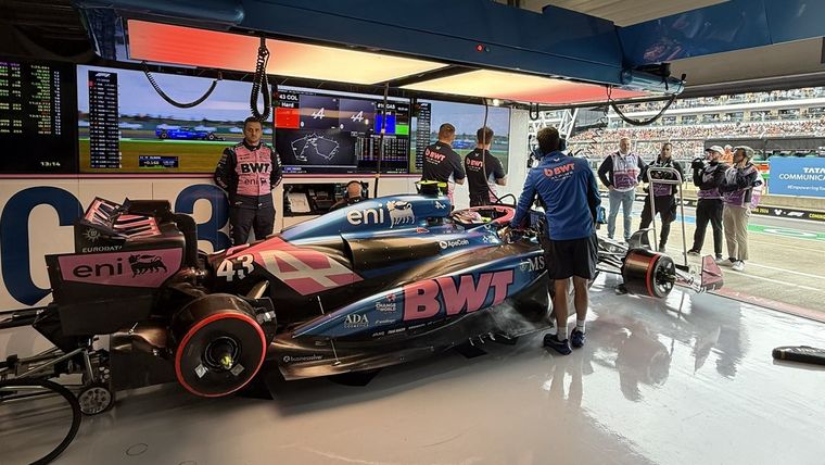 Alpine anunció modificaciones en el auto de Franco Colapinto en la previa del GP de Gran Bretaña
