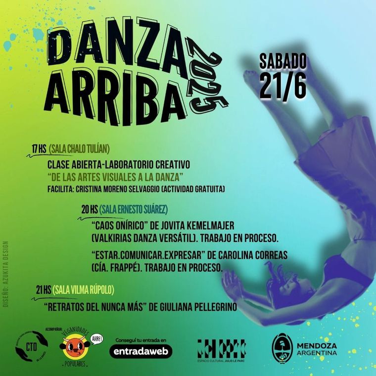 Las Actividades se llevarán a cabo en tres Salas del Espacio Julio Le Parc, tanto las actividades gratuitas como las funciones de obras de danza. Las Actividades se llevarán a cabo en tres Salas del Espacio Julio Le Parc, tanto las actividades gratuitas como las funciones de obras de danza.