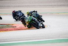 El mendocino giró en Aragón y mañana buscará cerrar el día con un gran resultado. Foto: Prensa Joel Romero