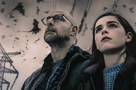 Una película de acción. Una película de acción.