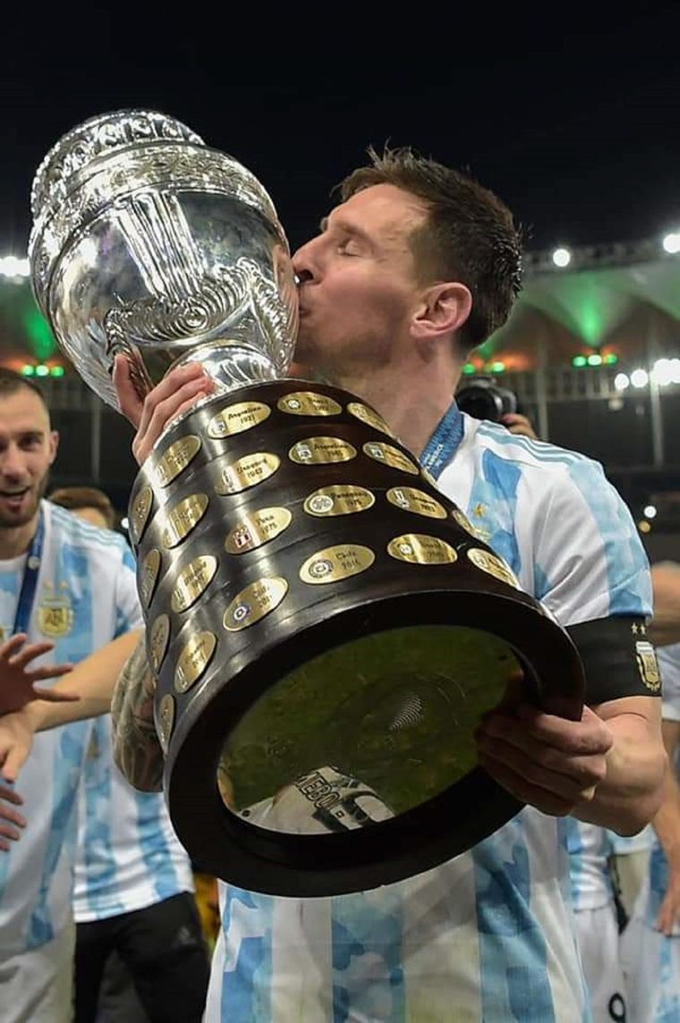 Argentina cortó con una sequía de 28 años sin títulos Foto: Copa América