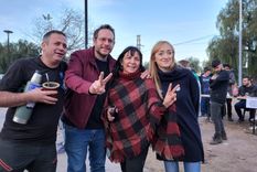 Correa junto a referentes de La Cámpora: Ilardo y Fernández Sagasti. Foto: Twiter.