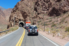El tránsito sigue demorado en alta montaña. Foto: Gendarmería Nacional