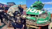 El duro accidente de Ignacio Faín que frenó el entrenamiento del TC en El Calafate. El duro accidente de Ignacio Faín que frenó el entrenamiento del TC en El Calafate.