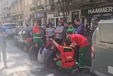 Personal del SAME asistiendo a los evacuados Foto: Captura de video