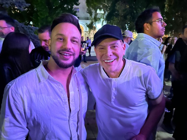 Gabriel Canci junto a Nico Serna. Gabriel Canci junto a Nico Serna.