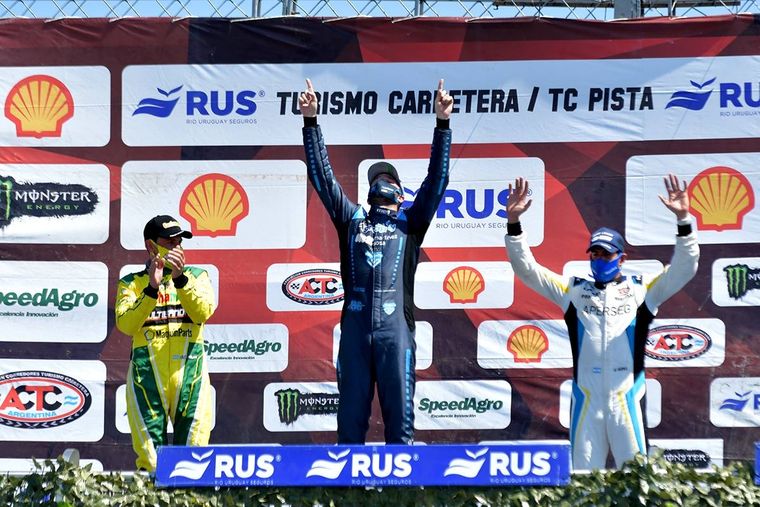 Para vos, viejo. Canapino logró una emotiva victoria. Foto: ACTC