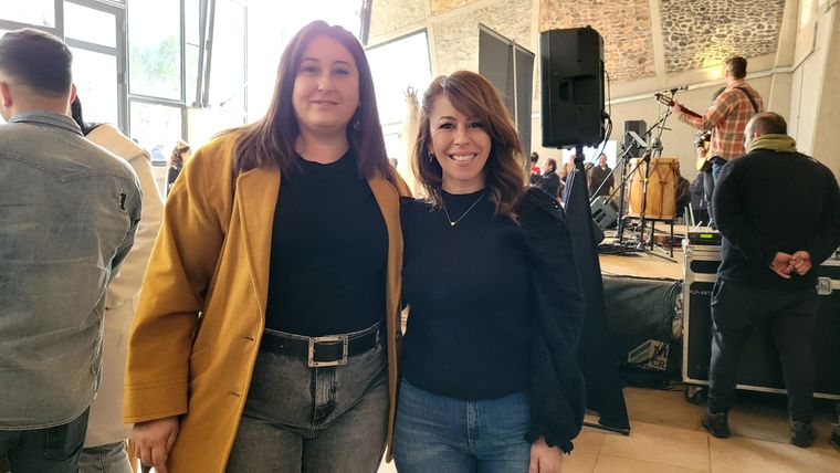 Daniela Caroselli y Alicia Hernández. Daniela Caroselli y Alicia Hernández.