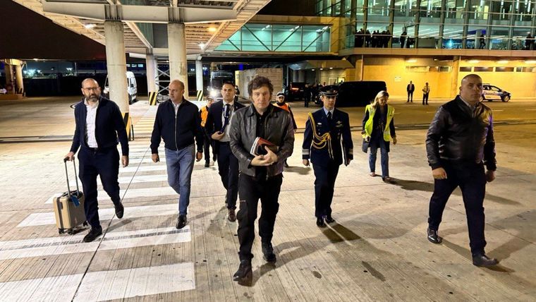 Embajador. Javier Milei llegó a Estados Unidos para ser galardonado Foto: Presidencia