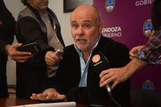 Jaime Correas, director de la DGE El director de la DGE, Jaime Correas, en conferencia de prensa. (Archivo) Foto: Prensa Mendoza