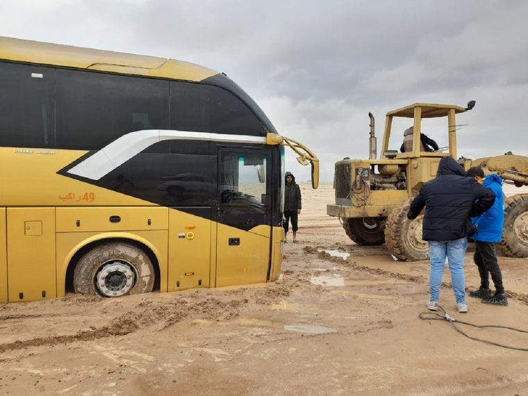 El Dakar cambia parte de su ruta por las fuertes lluvias. Foto: @dakar