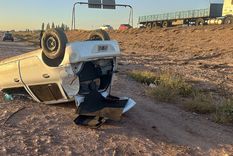 Así quedó el vehículo Foto: Twitter: @MATIPASCUALETTI Así quedó el vehículo Foto: Twitter: @MATIPASCUALETTI