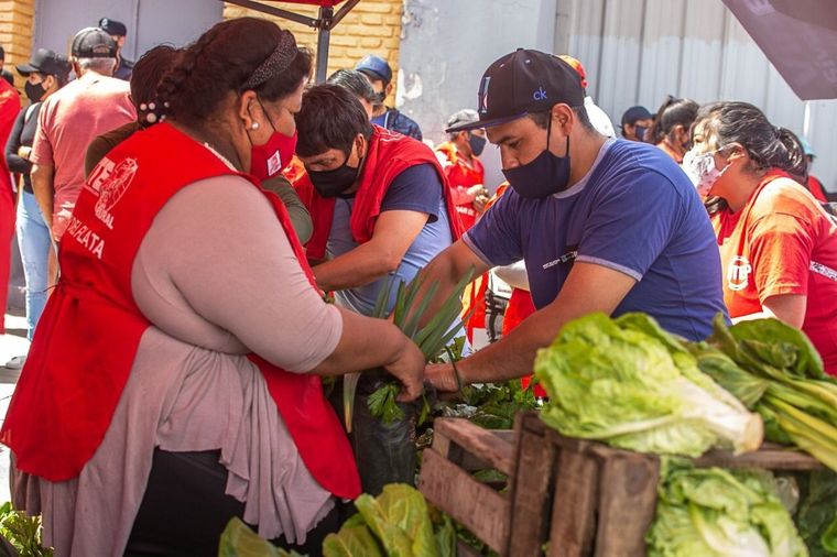 La UTEP salió a las calles para reforzar los controles de precios dispuesto por el Gobierno nacional Foto: UTEP