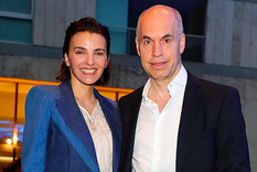 Bárbara Diez y Horacio Rodríguez Larreta.