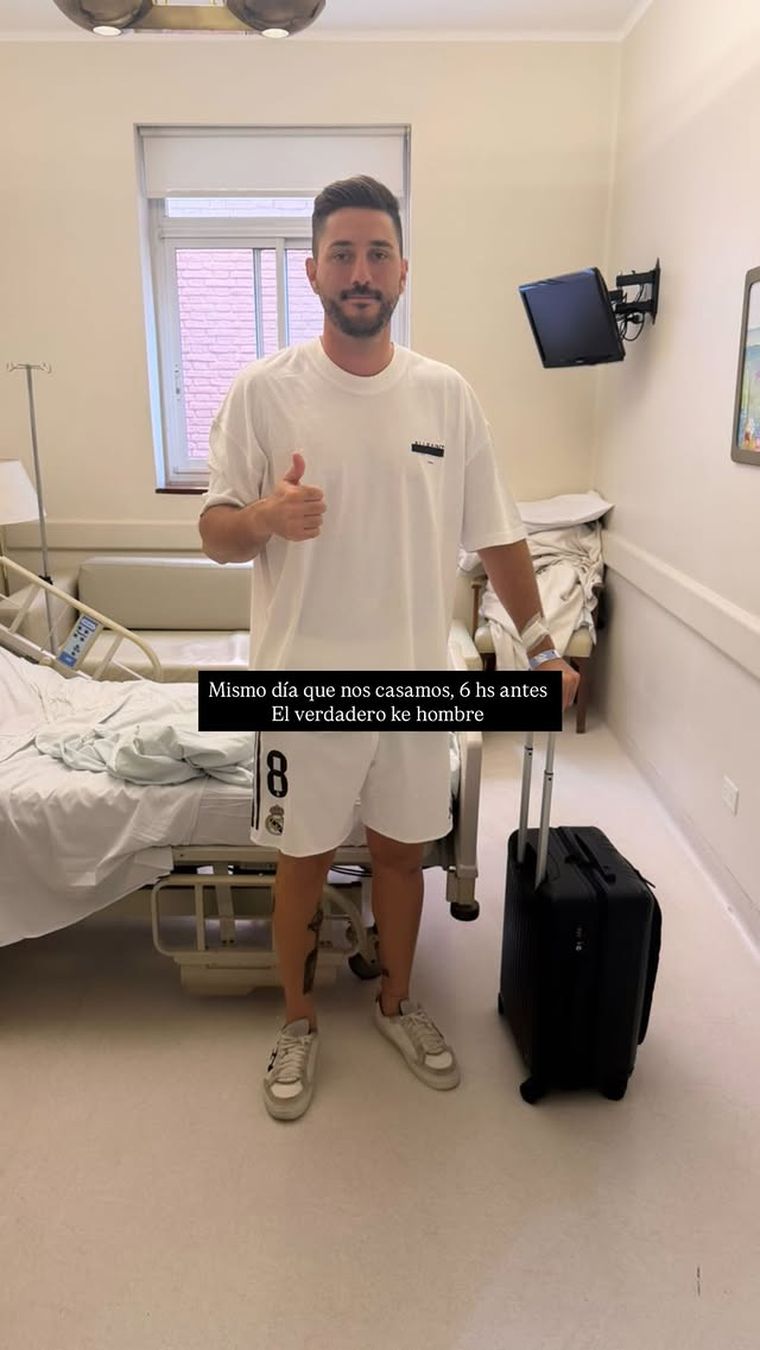 Su esposo posterior a la operación. Su esposo posterior a la operación.