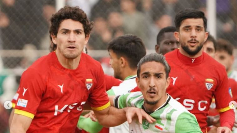 El jugador llego en 2022 al futbol de Irán.&nbsp;