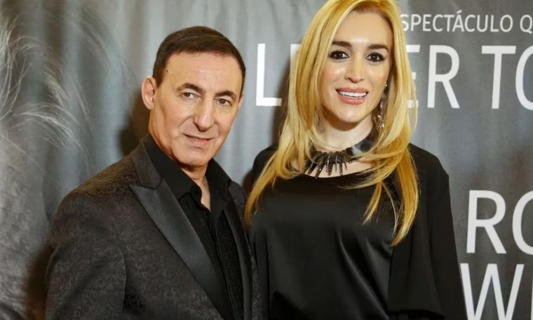 Fátima Florez junto a su ex marido Norberto Marcos.