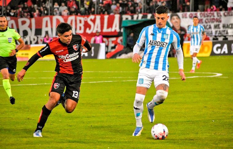 Newells - Racing La Lepra y la Academia igualaron sin goles en Rosario. Foto: Liga Profesional