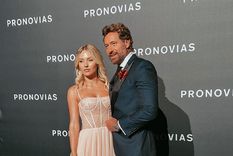 Gabriel Soto junto a su prometida Irina Baeva