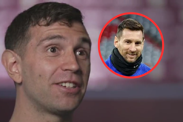 Dibu Martínez y una propuesta loca para el futuro de Messi Foto: ESPN