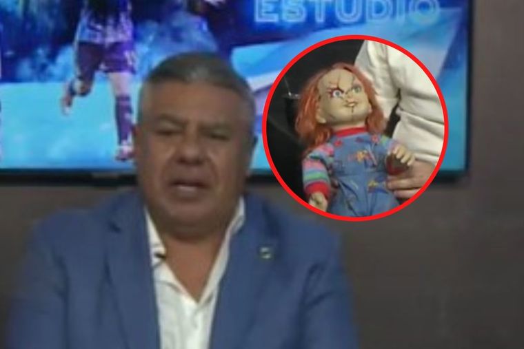 Chucky Tapia: el presidente de la AFA reveló una insólita cábala con el muñeco que lleva en la piel. Foto: AFA Estudio