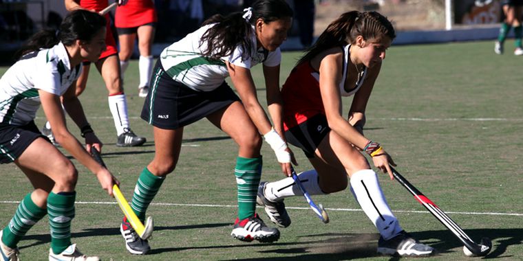 Las cordobesas ascendieron a los nacionales de hockey. Foto: Agustín Mauricio/Mediamza.com