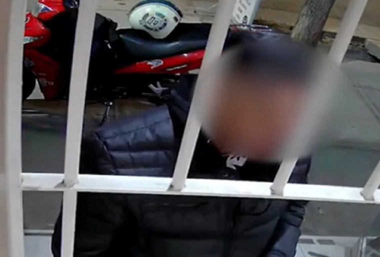 La lamentable situación ocurrió en Mendoza Foto: Captura de video.