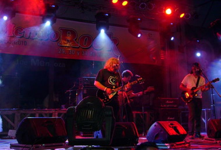 Los Alfajores en escena. Foto: mdz