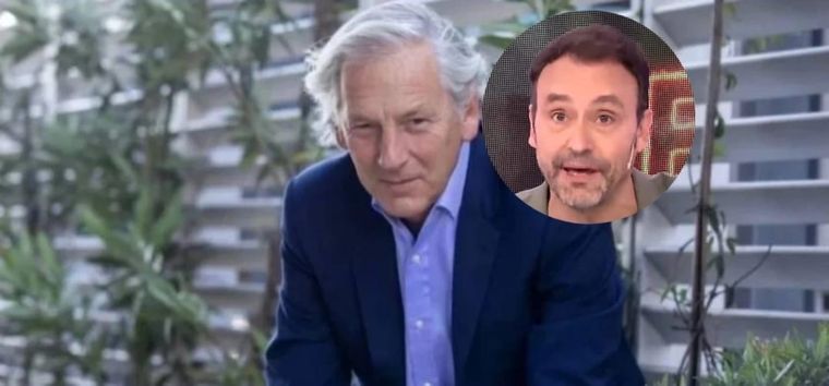 Adrián Pallares se mostró enojado por la decisión de Radio Rivadavia con Marcelo Longobardi. Foto: X @RealTimeRating/ Captura de pantalla Youtube Eltrece.