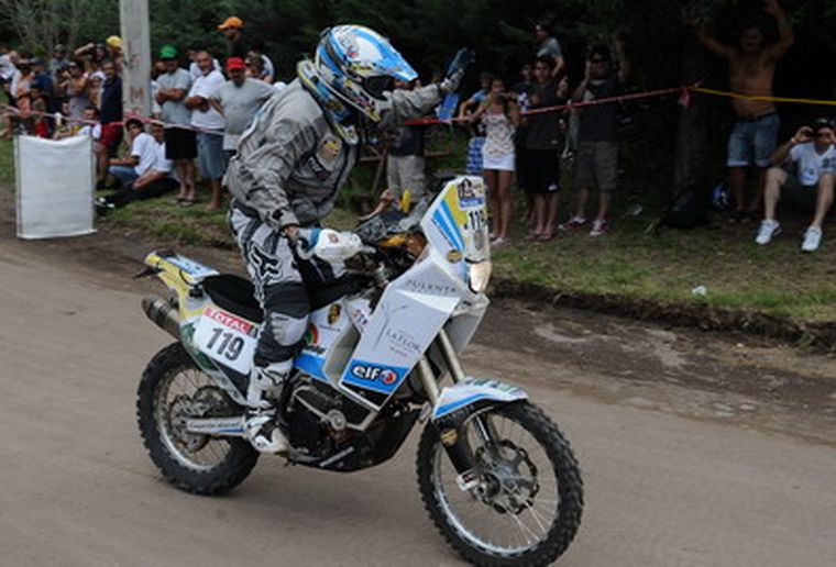 Edu Pulenta pasó por Calamuchita. Foto: Alf Ponce/MDZ