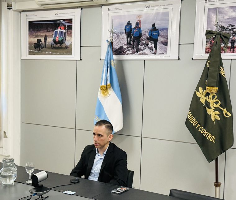 El Gendarme brindó testimonio desde el edificio Centinelas.