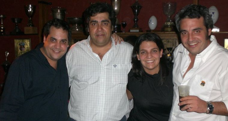 Hermanitos Pontis: Rodrigo, Rafael, Ana y el cumpleañero, Ramiro. Foto: Gentileza