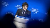 Javier Milei en el foro de Davos. Javier Milei en el foro de Davos.